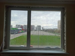откос до отделки откос до ремонта